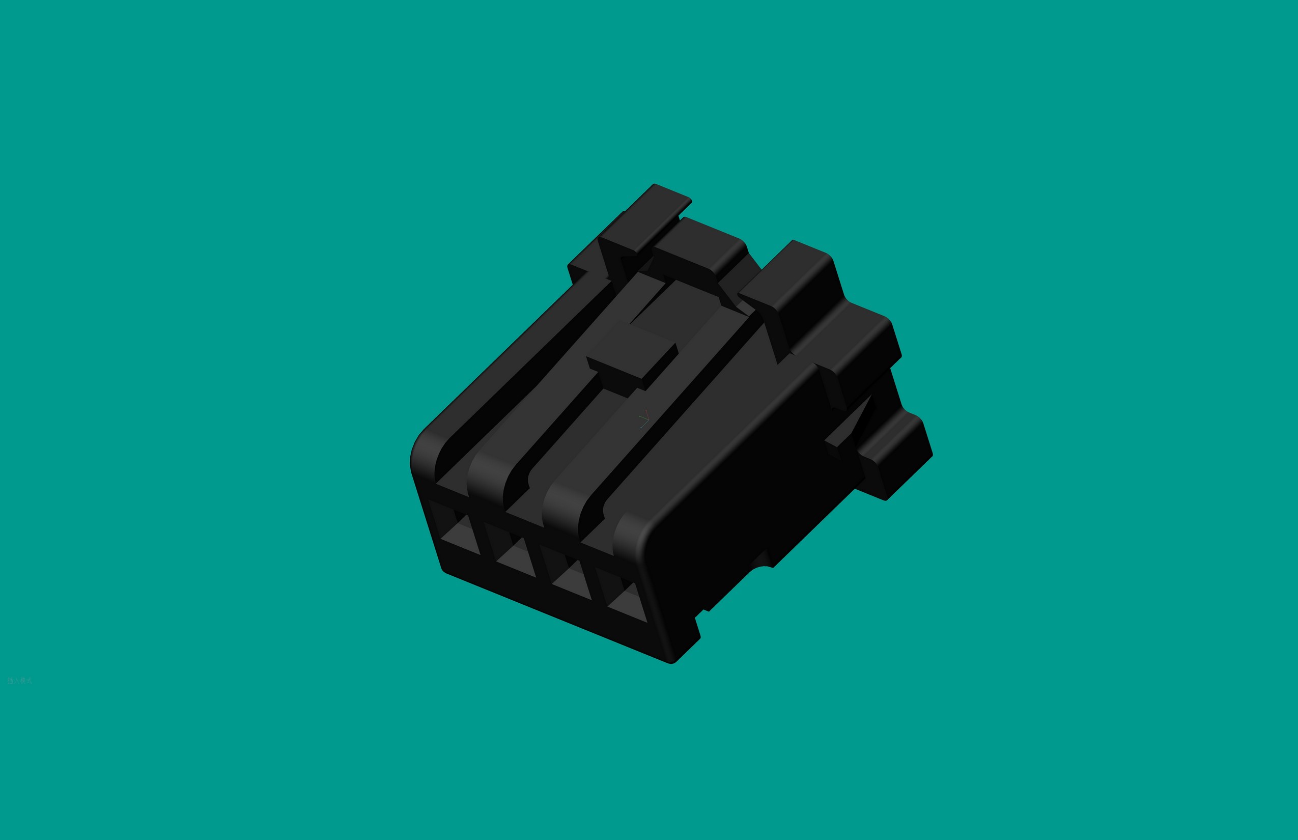 2.0間距，PNIRP-04V-S黑色