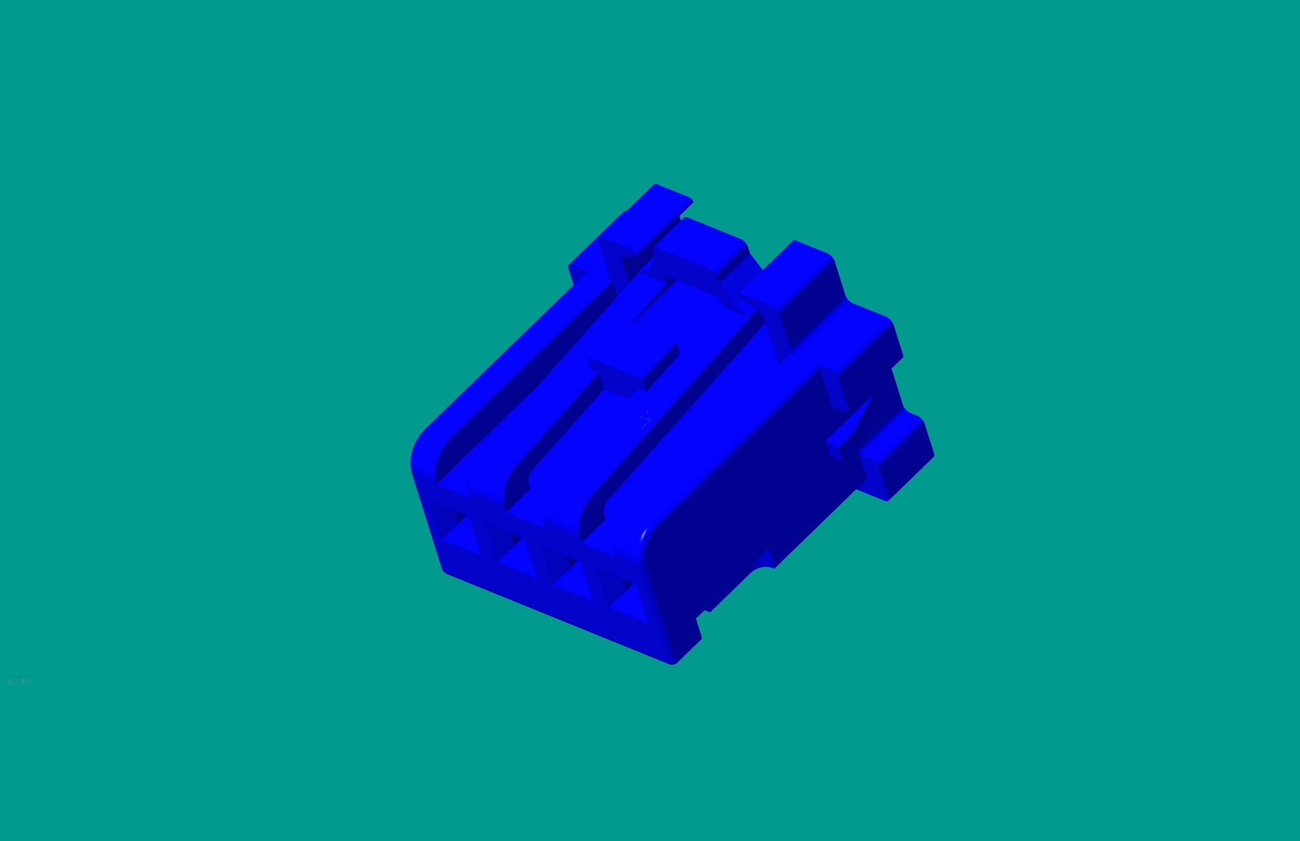 2.0間距，PNIRP-04V-S藍色