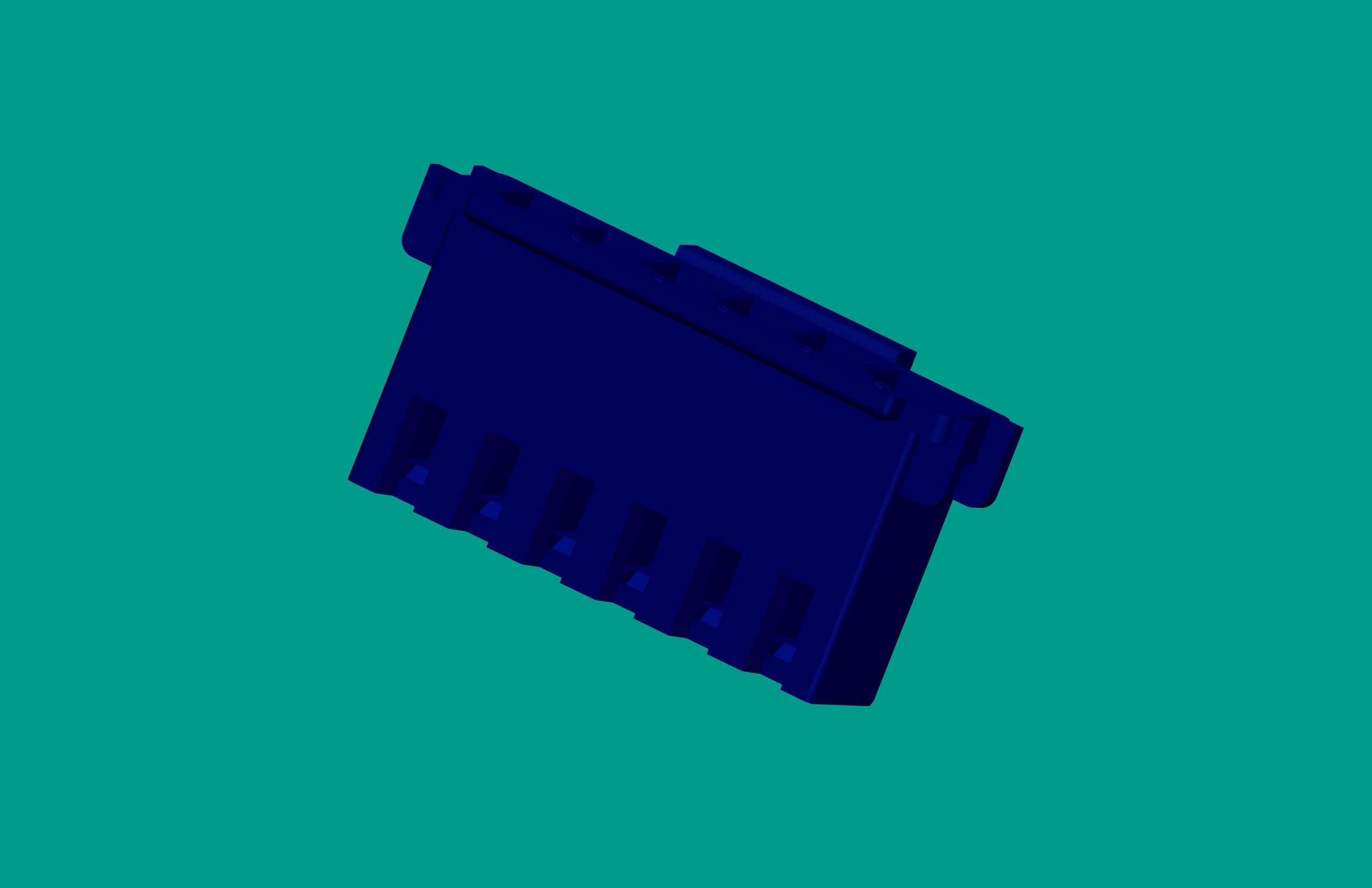 XHD帶扣塑件-6Y/藍色/普通PA66