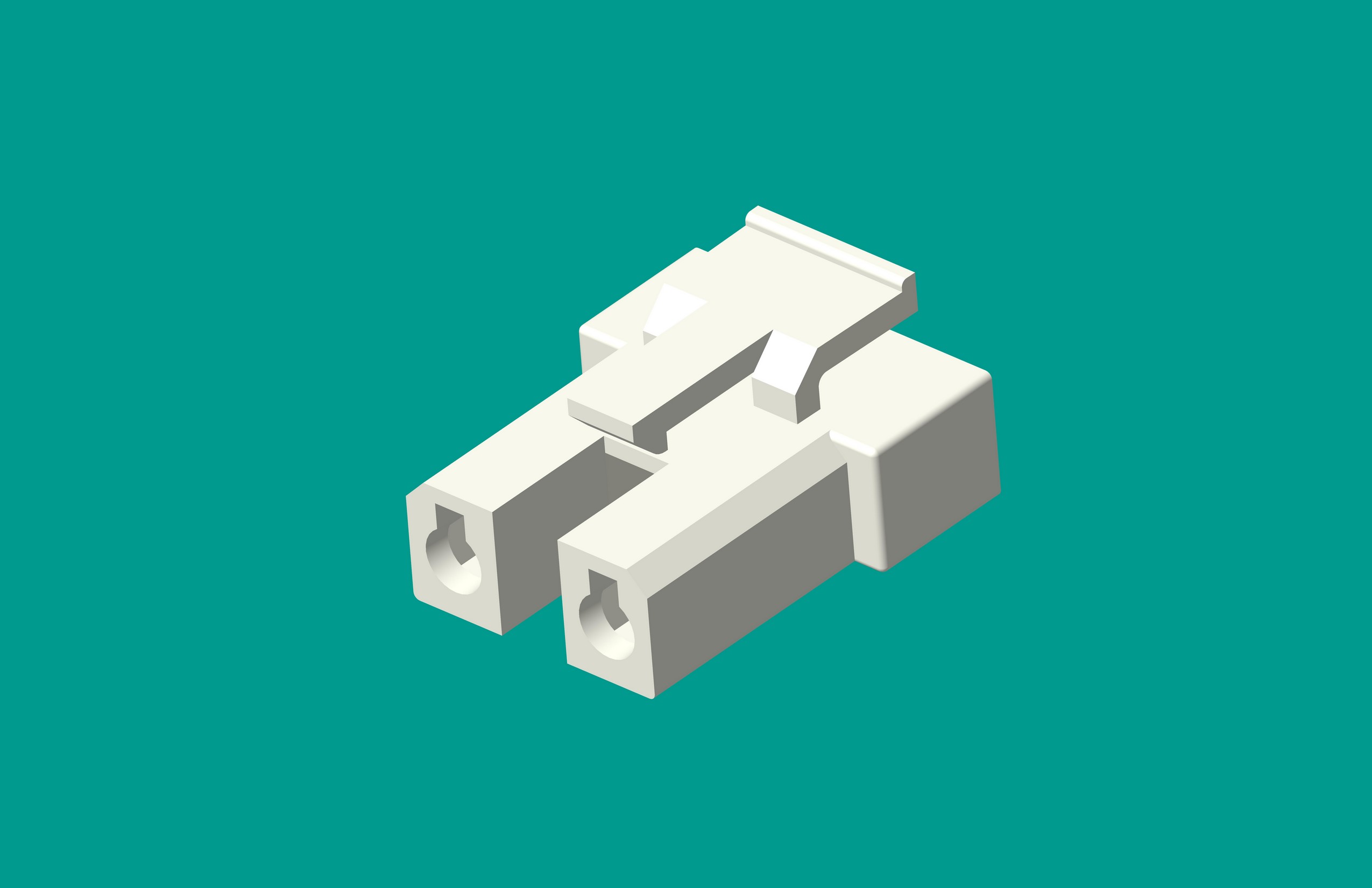 2.1洗衣機塑件-2孔白色-高灼熱絲
