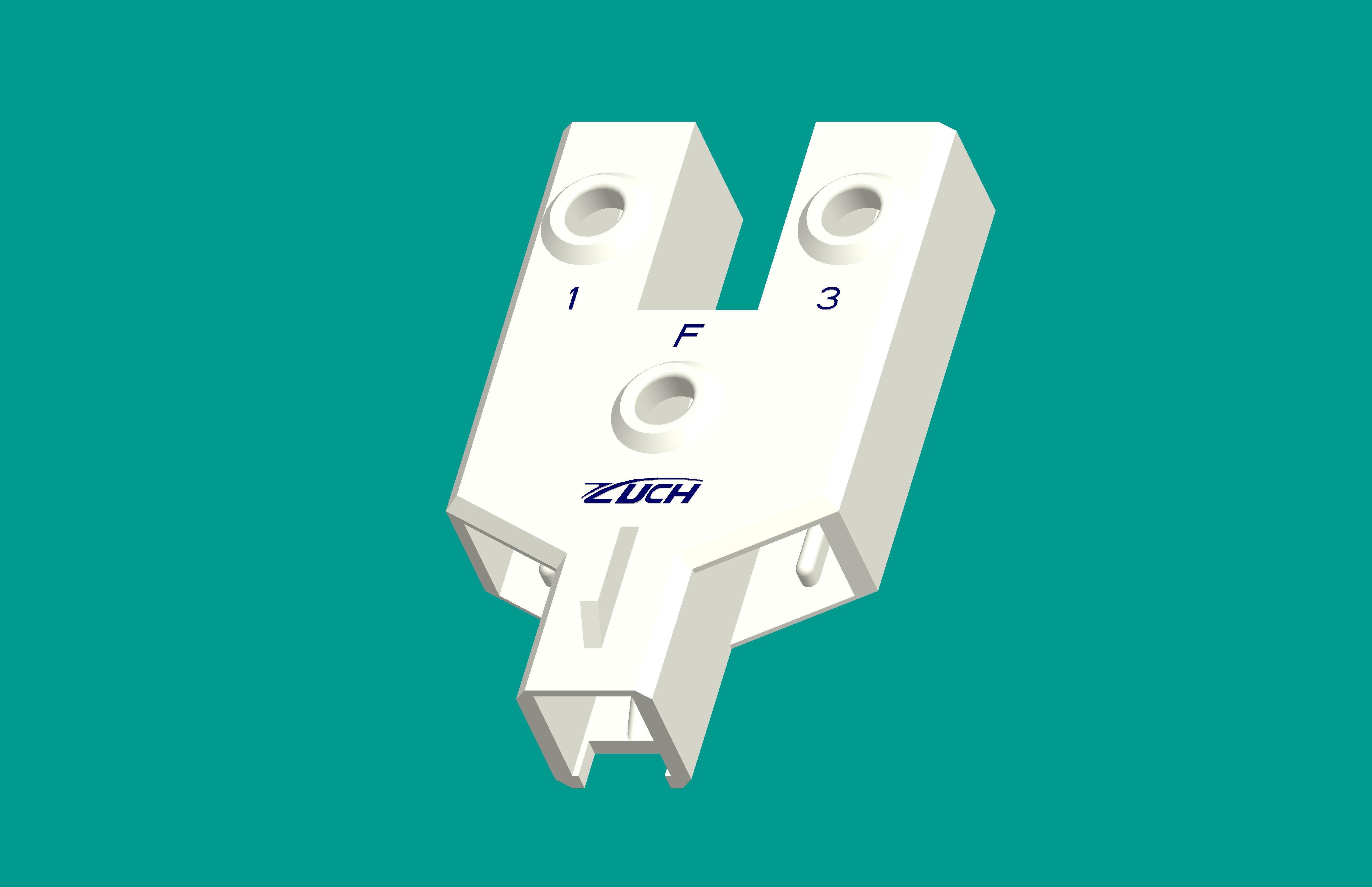 5806壓縮機塑殼B(3孔)-PBT+GF
